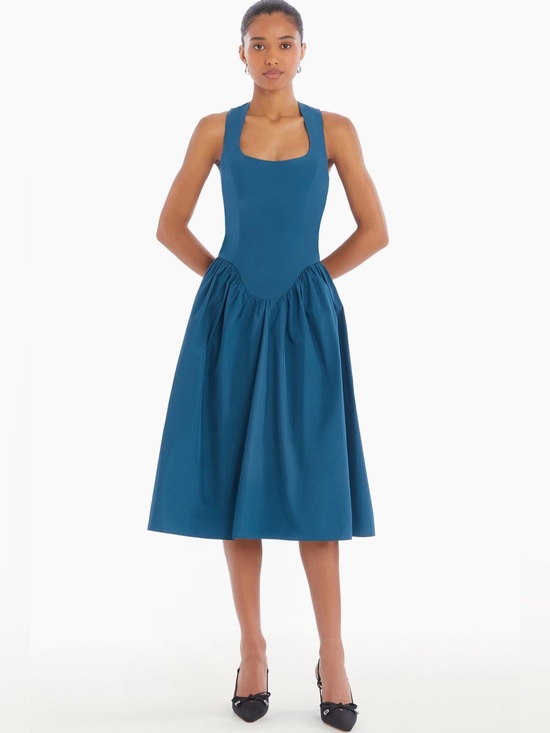 Amanda Uprichard Dresses & Skirts - NWT ✨ Amanda Uprichard Caspian Midi Teal Dress Size Small $350